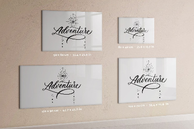 Dry erase magnetic board Adventure