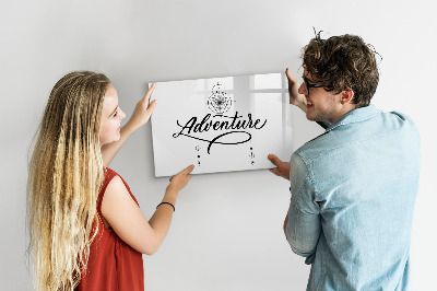 Dry erase magnetic board Adventure