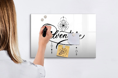 Dry erase magnetic board Adventure
