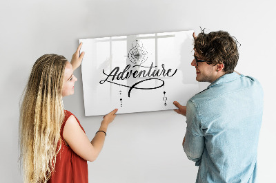 Dry erase magnetic board Adventure