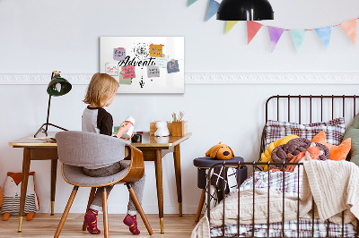Magnetic dry erase board Adventure