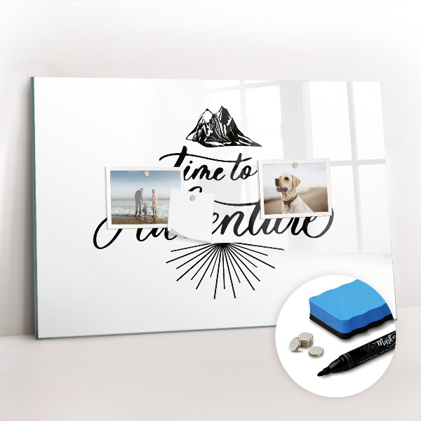 Dry erase magnetic board Adventure