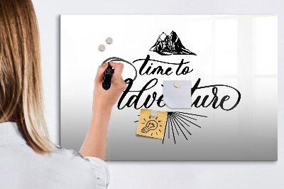 Dry erase magnetic board Adventure