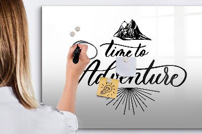 Dry erase magnetic board Adventure