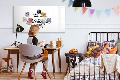 Dry erase magnetic board Adventure