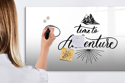 Dry erase magnetic board Adventure