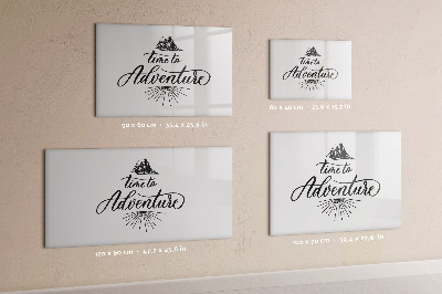 Dry erase magnetic board Adventure
