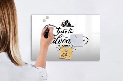 Dry erase magnetic board Adventure