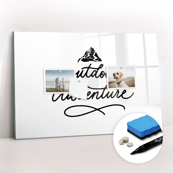 Magnetic dry erase board Adventure Outdoor Adventure