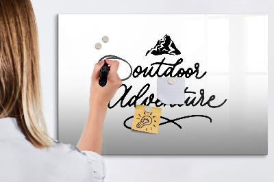 Magnetic board for writing Adventure Outdoor Adventure