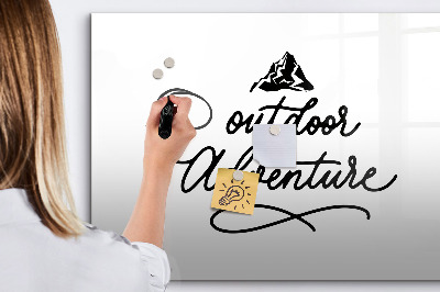 Magnetic board for writing Adventure Outdoor Adventure