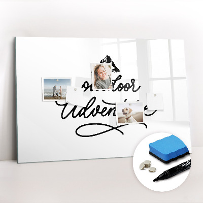 Magnetic board for writing Adventure Outdoor Adventure