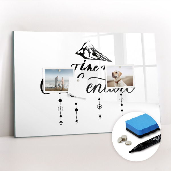 Dry erase magnetic board Adventure