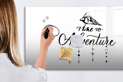 Dry erase magnetic board Adventure