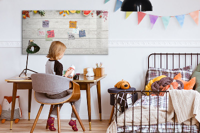 Dry erase magnetic board Fruits on the table