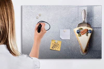 Dry erase magnetic board A piece of cake
