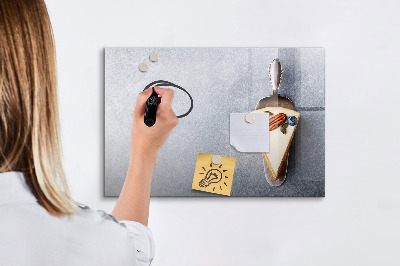 Dry erase magnetic board A piece of cake