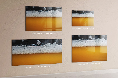 Magnetic dry erase board Beer close-up