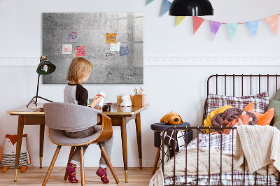 Dry erase magnetic board Raw wall