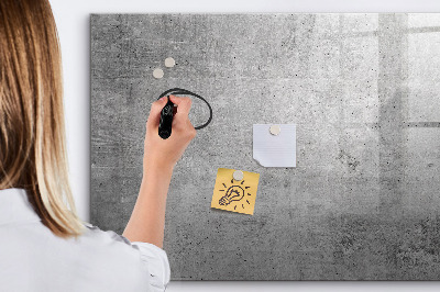 Dry erase magnetic board Raw wall