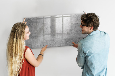 Dry erase magnetic board Raw wall