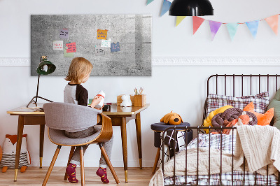 Dry erase magnetic board Raw wall