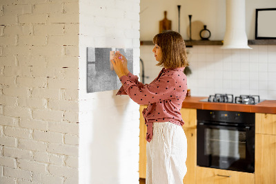 Dry erase magnetic board Raw wall