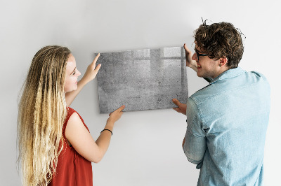 Dry erase magnetic board Raw wall
