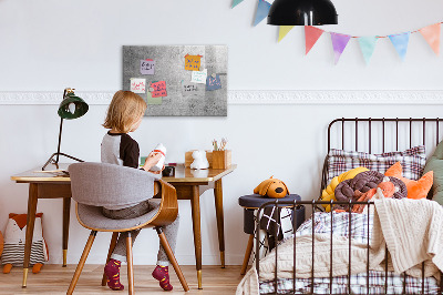 Dry erase magnetic board Raw wall