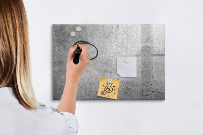 Dry erase magnetic board Raw wall