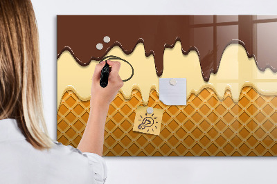 Dry erase magnetic board Ice cream