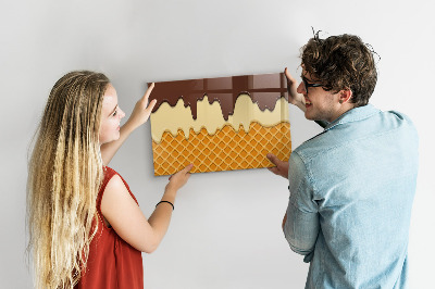 Dry erase magnetic board Ice cream