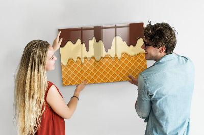 Dry erase magnetic board Ice cream