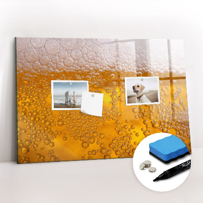 Magnetic dry erase board Beer