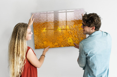 Magnetic dry erase board Beer