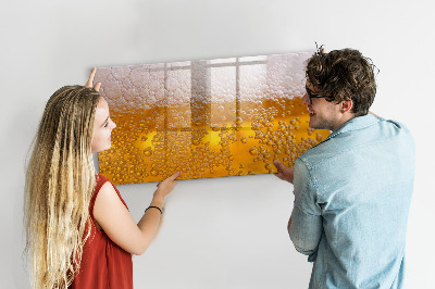 Magnetic dry erase board Beer