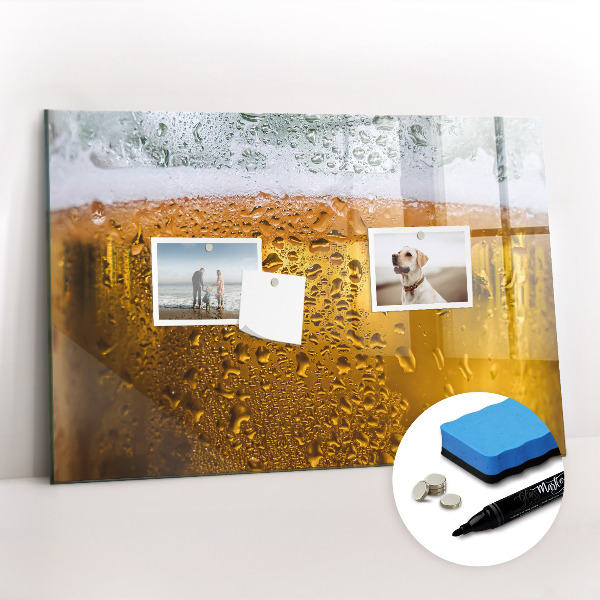 Magnetic dry erase board Beer mug