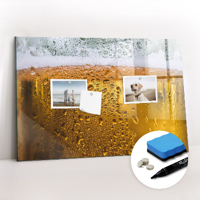 Magnetic dry erase board Beer mug