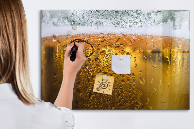 Magnetic dry erase board Beer mug