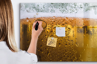 Magnetic writing board with marker Beer mug