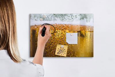 Magnetic dry erase board Beer mug