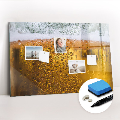 Magnetic dry erase board Beer mug