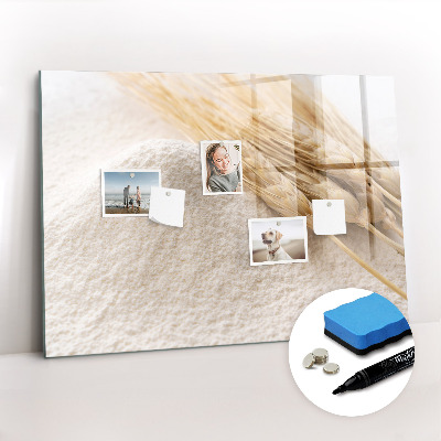 Dry erase magnetic board Flour