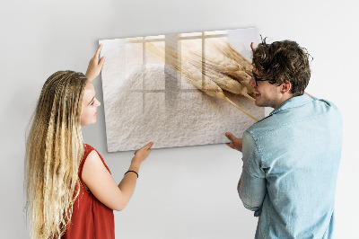 Dry erase magnetic board Flour