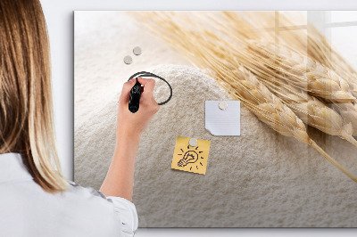 Dry erase magnetic board Flour