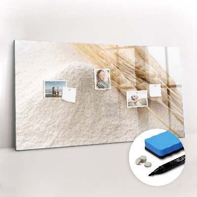 Dry erase magnetic board Flour