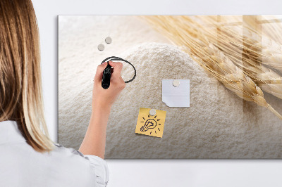 Dry erase magnetic board Flour