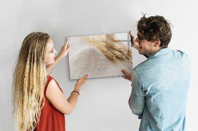 Dry erase magnetic board Flour