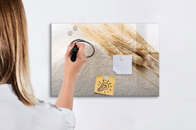 Dry erase magnetic board Flour