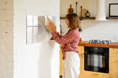 Dry erase magnetic board Flour